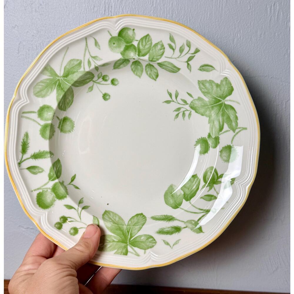 Vintage Villeroy & Boch Parkland Green Soup Bowls Set of 3 (2003 Germany) - Picture 4 of 9